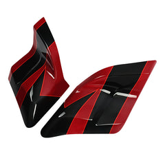 HR3 Starfire Black / Atomic Red CVO Stretched Side Covers 2017 CVO STREET GLIDE （FLHXSE）