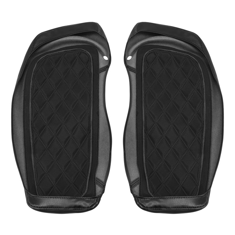 C.C. RIDER Saddlebag Lid Covers Diamond Stitching Protect Saddlebags For Harley Touring CVO Street Glide CVO Road Glide 2023-2025
