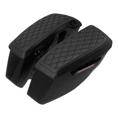 C.C. RIDER Saddlebag Lid Covers Diamond Stitching Protect Saddlebags For Harley Touring CVO Street Glide CVO Road Glide 2023-2025