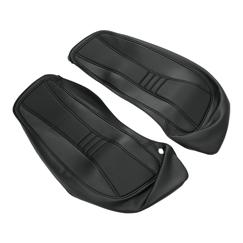 C.C. RIDER Saddlebag Lid Covers Black Carbon Fibers Protect Saddlebags For Harley Touring CVO Street Glide CVO Road Glide 2023-2025