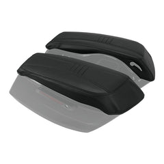 C.C. RIDER Saddlebag Lid Covers Black Carbon Fibers Protect Saddlebags For Harley Touring CVO Street Glide CVO Road Glide 2023-2025
