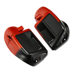 HR3 Sunset Orange / Sunset Black Fade Vented Lower Fairing Kit For Harley Touring models 2014-2024