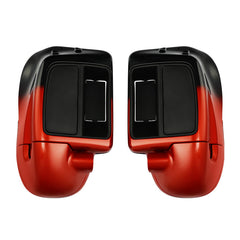 HR3 Sunset Orange / Sunset Black Fade Vented Lower Fairing Kit For Harley Touring models 2014-2024