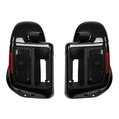 HR3 Starfire Black / Atomic Red Vented Lower Fairing Kit For Harley Touring Models 2014-2023 (Fits water cooled models)