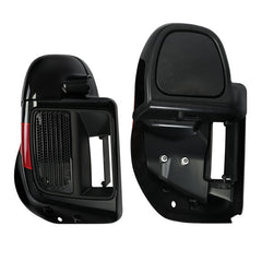 HR3 Starfire Black / Atomic Red Vented Lower Fairing Kit For Harley Touring Models 2014-2023 (Fits water cooled models)