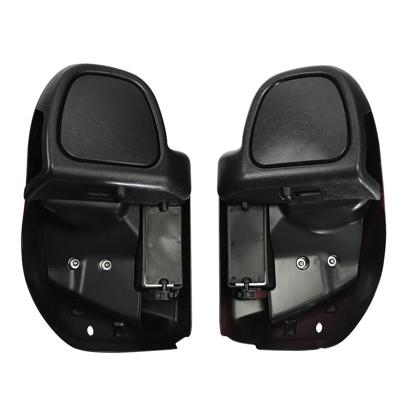 HR3 Starfire Black / Atomic Red Vented Lower Fairing Kit For Harley Touring Models 2014-2023 (Fits water cooled models)