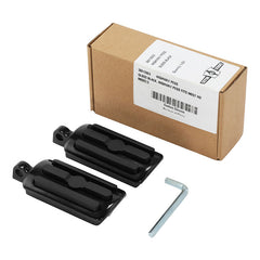 Santee Highway Rider Male Mount Footpeg Footrest Gloss Black Chrome Fit For Harley Touring All Model