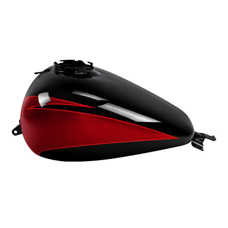 HR3 Starfire Black / Atomic Red CVO Fuel Gas Tank For 2008-2023 Harley Touring CVO Models