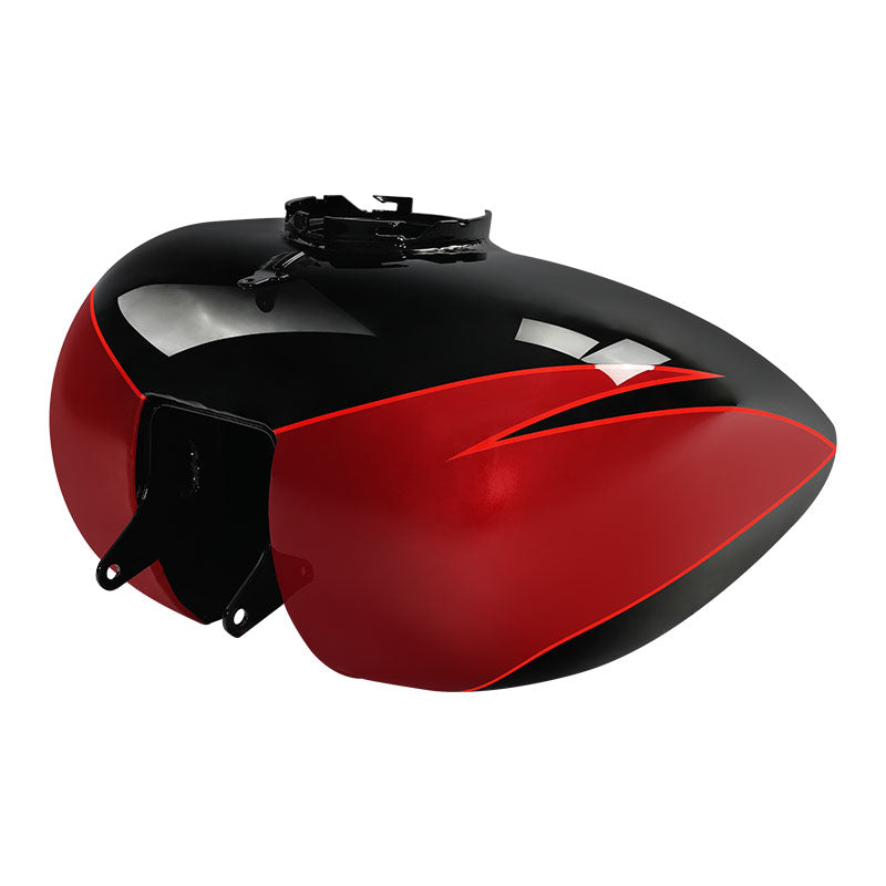 HR3 Starfire Black / Atomic Red CVO Fuel Gas Tank For 2008-2023 Harley Touring CVO Models