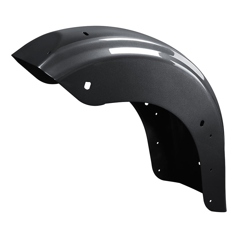 HR3 Gold / Black Geometric Shape Fade Motorcycle Mudguard CVO STYLE REAR FENDER FOR Harley Touring 2014-2023