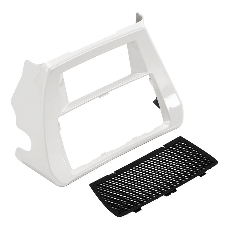 HR3 White Onyx Pearl Radiator Cap for HD 2024+Touring Bikes