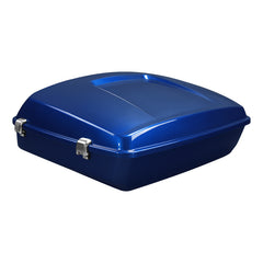 HR3 Superior Blue 10.7" Chopped Style Touring Trunk Luggage For 14-24 Harley Touring
