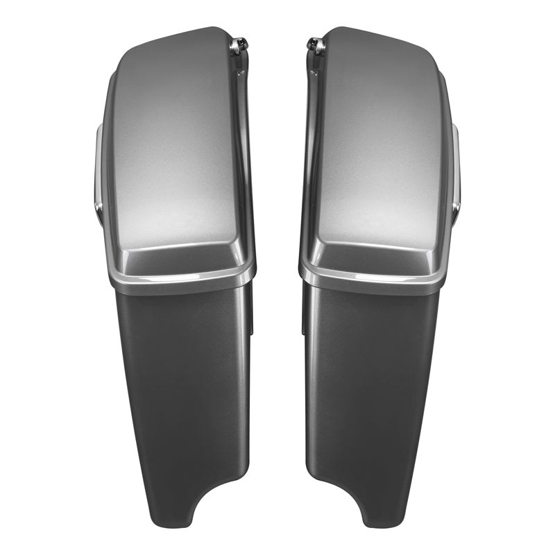 HR3 Charcoal Pearl CVO Stretched Saddlebags For 14-23 Harley Touring