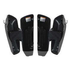 HR3 Charcoal Pearl CVO Stretched Saddlebags For 14-23 Harley Touring