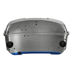 HR3 Superior Blue / Billet Silver King Size Touring Trunk Luggage with Speaker Cut Outs For 14-24 Harley Touring