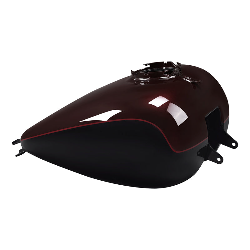 HR3 Midnight Crimson / Vivid Black Fuel Gas Tank For 2008-2023 Harley Touring Models