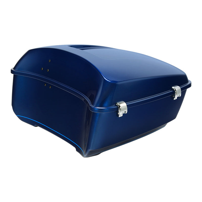 HR3 Superior Blue 2015UL 13.7" King Size Touring Trunkk Luggage For 14-24 Harley Touring