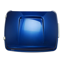 HR3 Superior Blue 2015UL 13.7" King Size Touring Trunkk Luggage For 14-24 Harley Touring