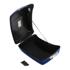 HR3 Superior Blue 2015UL 13.7" King Size Touring Trunkk Luggage For 14-24 Harley Touring