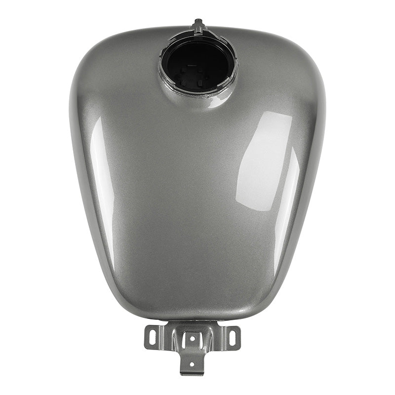 HR3 Superior Blue / Billet Silver Fuel Gas Tank For 2008-2023 Harley Touring Models