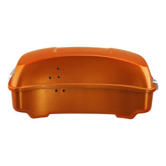 HR3 Amber Whiskey 2014SG 10.7" Chopped Style Touring Trunk Luggage For Harley Touring 2014-2024