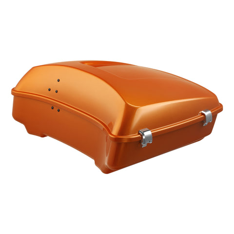 HR3 Amber Whiskey 2014SG 10.7" Chopped Style Touring Trunk Luggage For Harley Touring 2014-2024