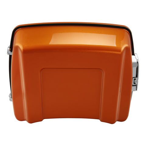 HR3 Amber Whiskey 2014SG 10.7" Chopped Style Touring Trunk Luggage For Harley Touring 2014-2024