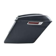 HR3 Gunship Gray 5" Stretched Extended Saddlebags FOR Harley Touring 2014-2023
