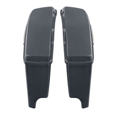 HR3 Gunship Gray 5" Stretched Extended Saddlebags FOR Harley Touring 2014-2023