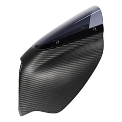 HR3 Carbon Fiber Black Denim Headlight Fairing & Windshield Fit For Harley Softail FXBB FXLR 2018-later