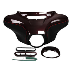 HR3 Midnight Crimson / Vivid Black Outer Batwing Fairing Cowl Upper 2022 STREET GLIDE SPECIAL( FLHXS )