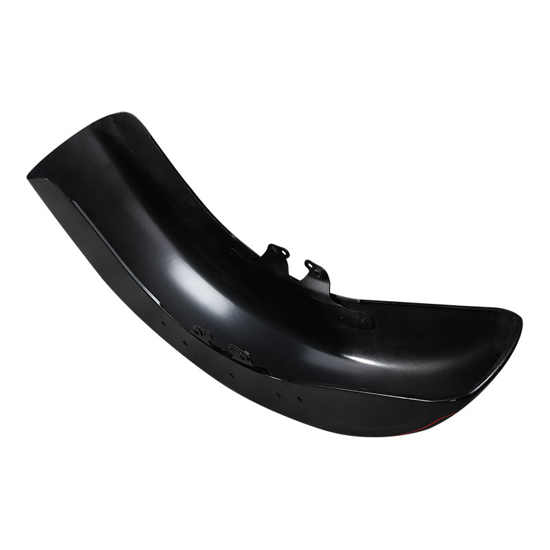 HR3 Midnight Crimson / Vivid Black Motorcycle 18" Wide Tire Front Mudguard Fender For Harley Touring Models 2014-2023