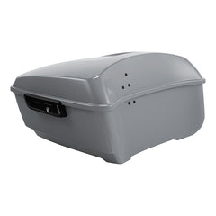 HR3 Billiard Gray 13.7" King Size Touring Trunk Luggage For 14-24 Harley Touring