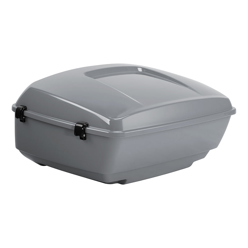 HR3 Billiard Gray 13.7" King Size Touring Trunk Luggage For 14-24 Harley Touring