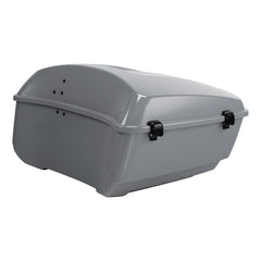 HR3 Billiard Gray 13.7" King Size Touring Trunk Luggage For 14-24 Harley Touring