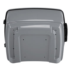 HR3 Billiard Gray 13.7" King Size Touring Trunk Luggage For 14-24 Harley Touring