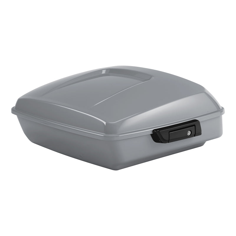 HR3 Billiard Gray 10.7" Chopped Style Touring Trunk Luggage For 23+ Harley Touring