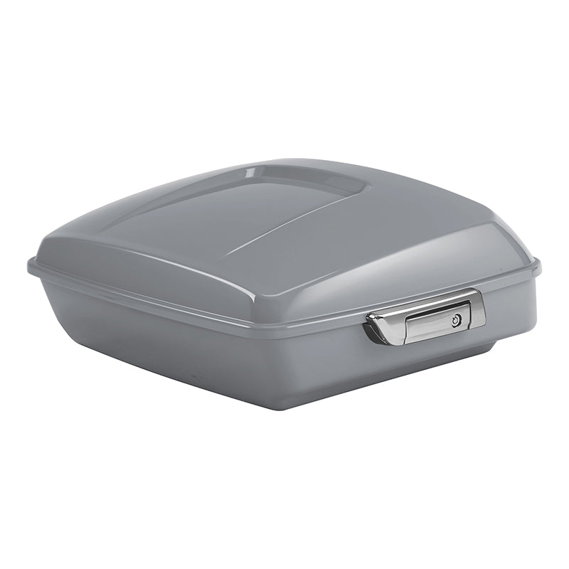 HR3 Billiard Gray 10.7" Chopped Style Touring Trunk Luggage For 23+ Harley Touring