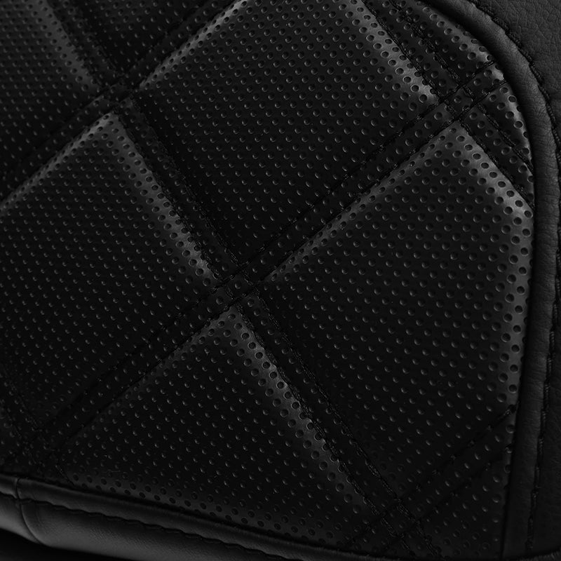C.C. RIDER Rider Backrest 2 Up Seat Driver Backrest Pad For Harley Touring CVO Electra Glide Road King Street Glide Road Glide, 1988-2025