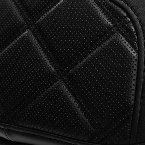 C.C. RIDER Rider Backrest 2 Up Seat Driver Backrest Pad For Harley Touring CVO Electra Glide Road King Street Glide Road Glide, 1988-2025