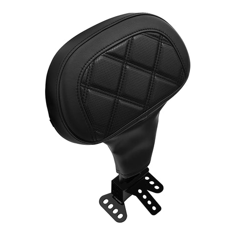 C.C. RIDER Rider Backrest 2 Up Seat Driver Backrest Pad For Harley Touring CVO Electra Glide Road King Street Glide Road Glide, 1988-2025
