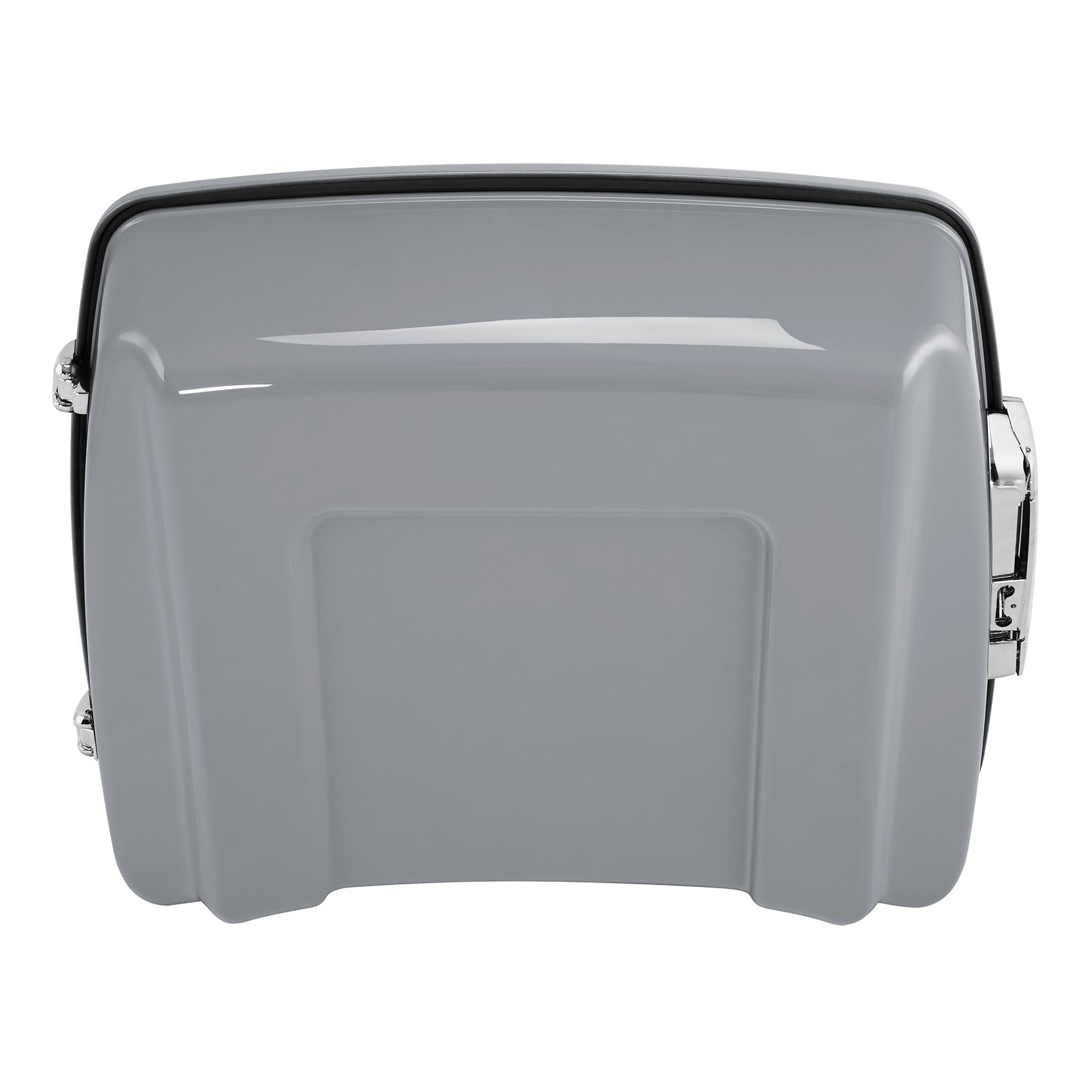 HR3 Billiard Gray 10.7" Chopped Style Touring Trunk Luggage For 23+ Harley Touring