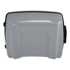 HR3 Billiard Gray 10.7" Chopped Style Touring Trunk Luggage For 23+ Harley Touring