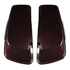 HR3Midnight Crimson / Vivid Black CVO Stretched Saddlebags For 14-23 Harley Touring