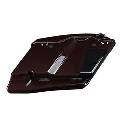 HR3Midnight Crimson / Vivid Black CVO Stretched Saddlebags For 14-23 Harley Touring