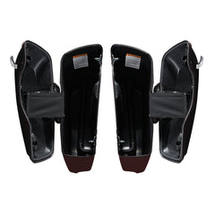 HR3Midnight Crimson / Vivid Black CVO Stretched Saddlebags For 14-23 Harley Touring
