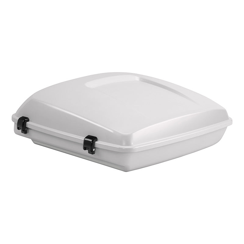 HR3 White Onyx Pearl 5.5" Razor Style Touring Trunk Luggage For 14-24 Touring