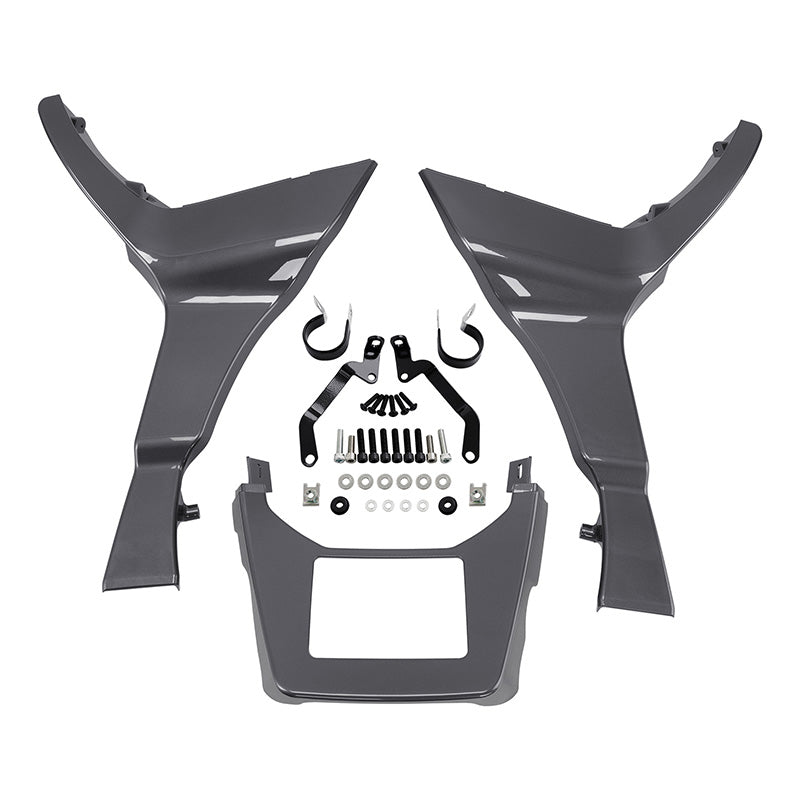 HR3 Gauntlet  Gray Metallic Spoiler Kit For Harley 2017-Later FLTRX, FLTRXS, FLTRXST models