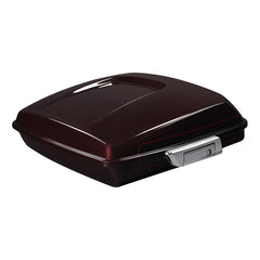 HR3 Midnight Crimson / Vivid Black 5.5" Razor Style Touring Trunk Luggage For 14-24 Touring