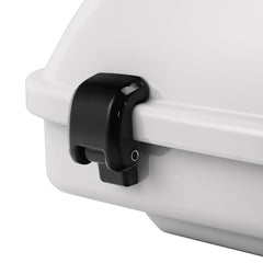 HR3 White Onyx Pearl 5.5" Razor Style Touring Trunk Luggage For 14-24 Touring
